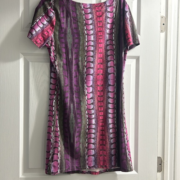 CUSTO Barcelona Chamois Shift Mini Dress size 3 - Picture 4 of 5
